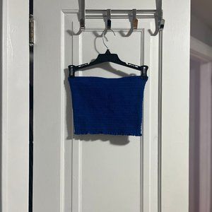 American Eagle Blue Crop Top